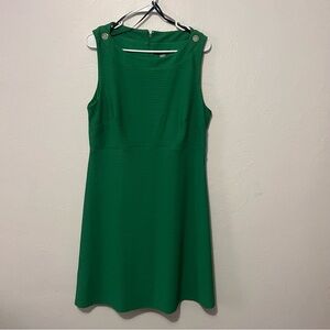 Tommy Hilfiger Vibrant Green Mini Dress